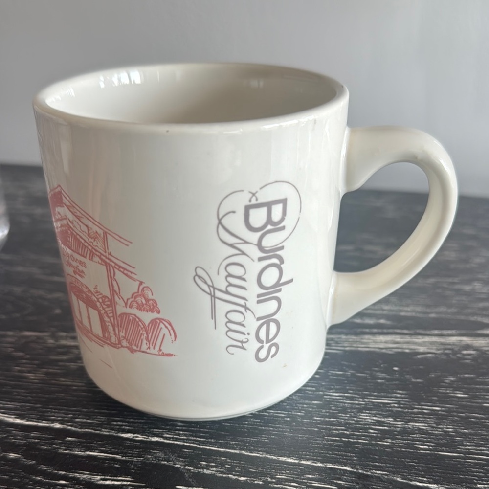 Vintage Burdines Coconut Grove Mayfair mug. Coconut Grove Playhouse. Rare